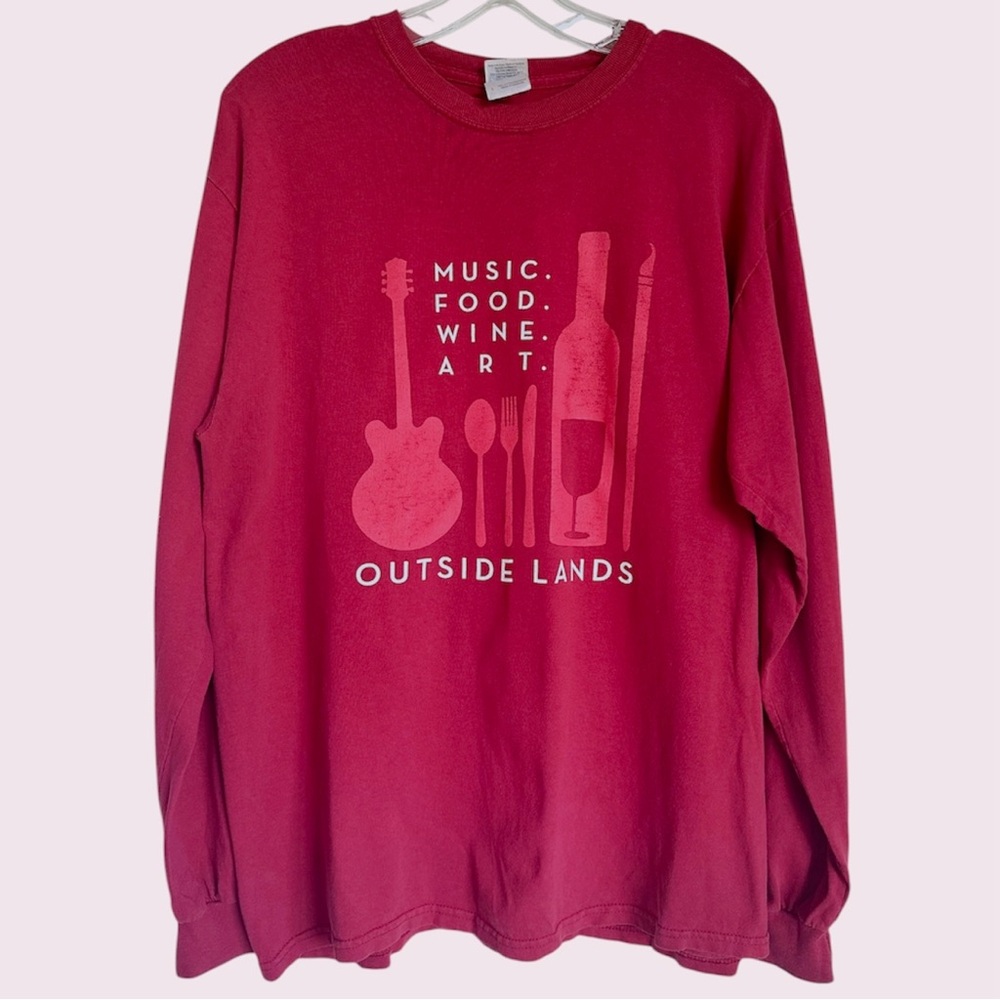 Outside lands 2011 long sleeve tee